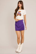 Load image into Gallery viewer, Purple Gameday Track Skirt