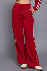 Contrast Line Detail Sweatpants