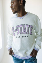 Load image into Gallery viewer, Kansas State Allen Chenille Varsity V-neck Pullover