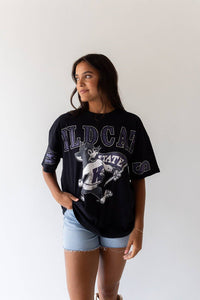 Kansas State Southern Split Oversized Band Tee