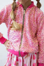 Load image into Gallery viewer, Hot Pink Sequin Jacket