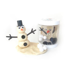 Load image into Gallery viewer, Snowman Mini Dough-To-Go