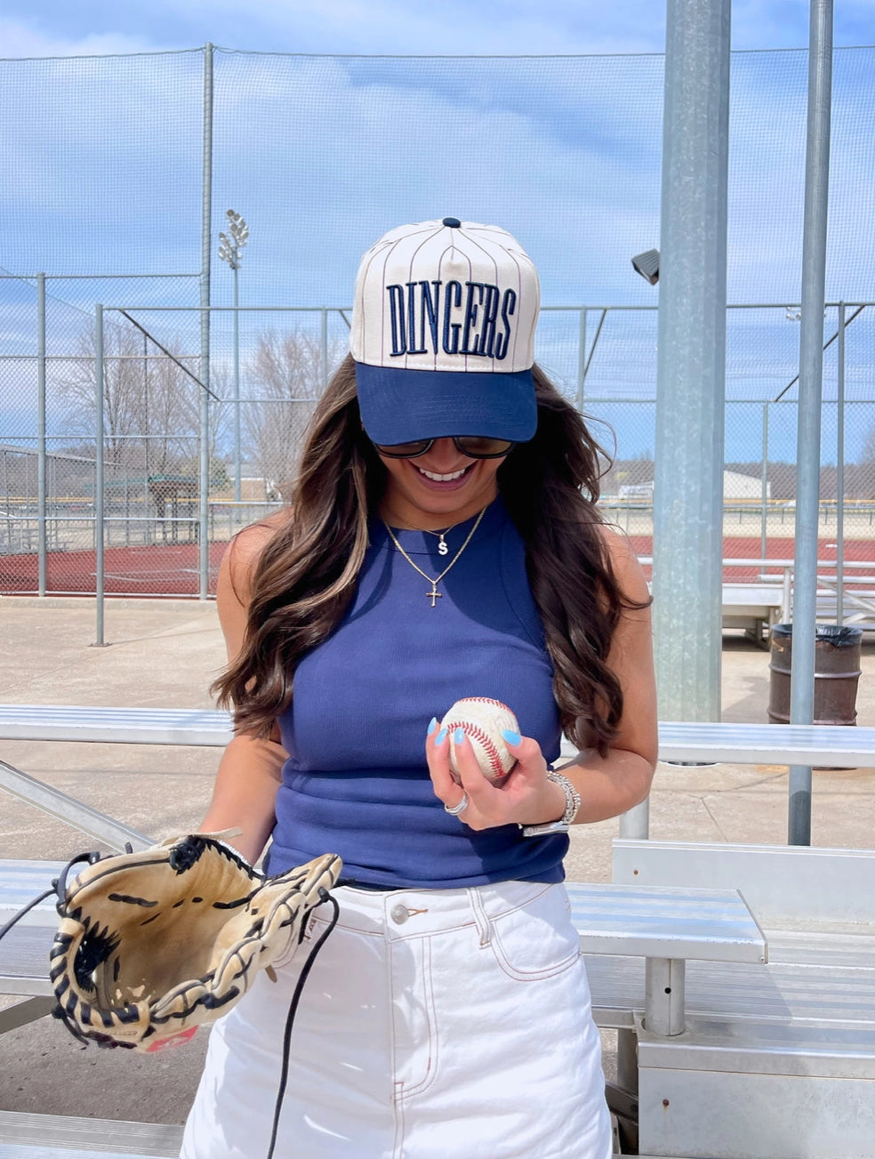 Embroidered Dingers Snap Back Hat