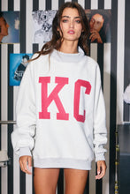 Load image into Gallery viewer, &#39;KANSAS CITY &amp; KC&#39; Reversible Mock-neck Sweats