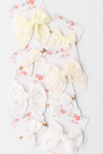 Load image into Gallery viewer, Classic Hair Bow - White