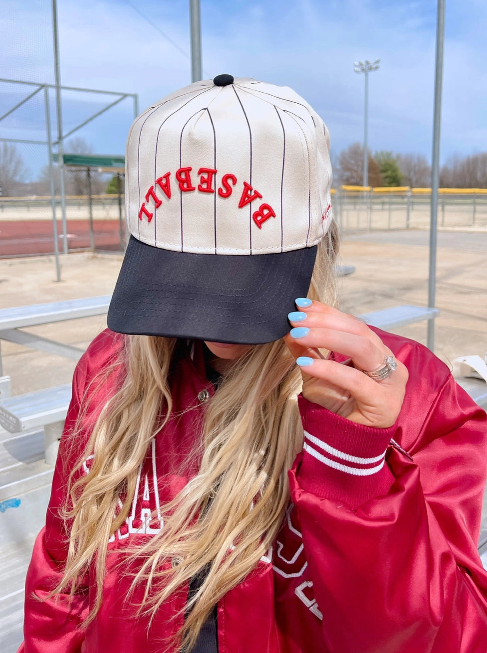 Embroidered Baseball Upside Down Snap Back