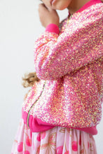 Load image into Gallery viewer, Hot Pink Sequin Jacket