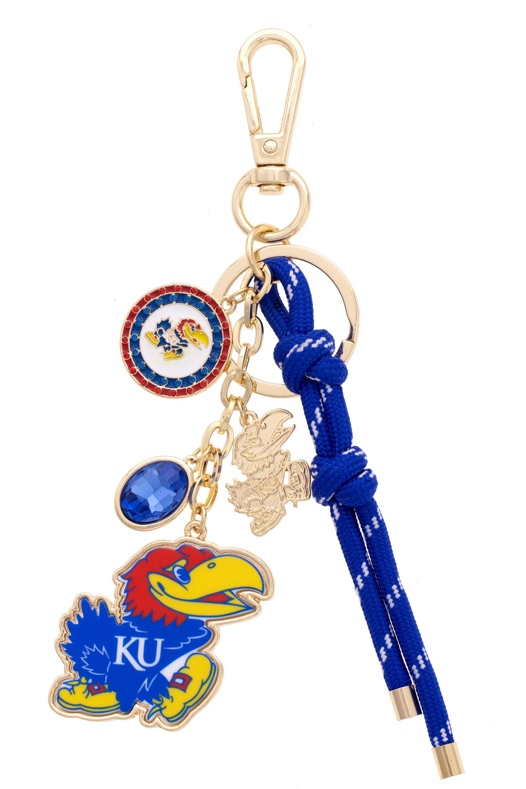 Kansas Jayhawks Cluster Bag Charm