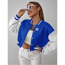 Load image into Gallery viewer, KC Royals Inspired Varsity Jacket