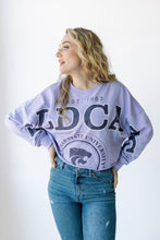 Load image into Gallery viewer, Kansas State Phipps Split Cropped Longsleeve