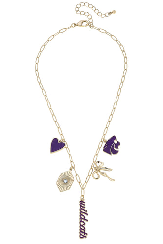 Kansas State Wildcats Charm Necklace
