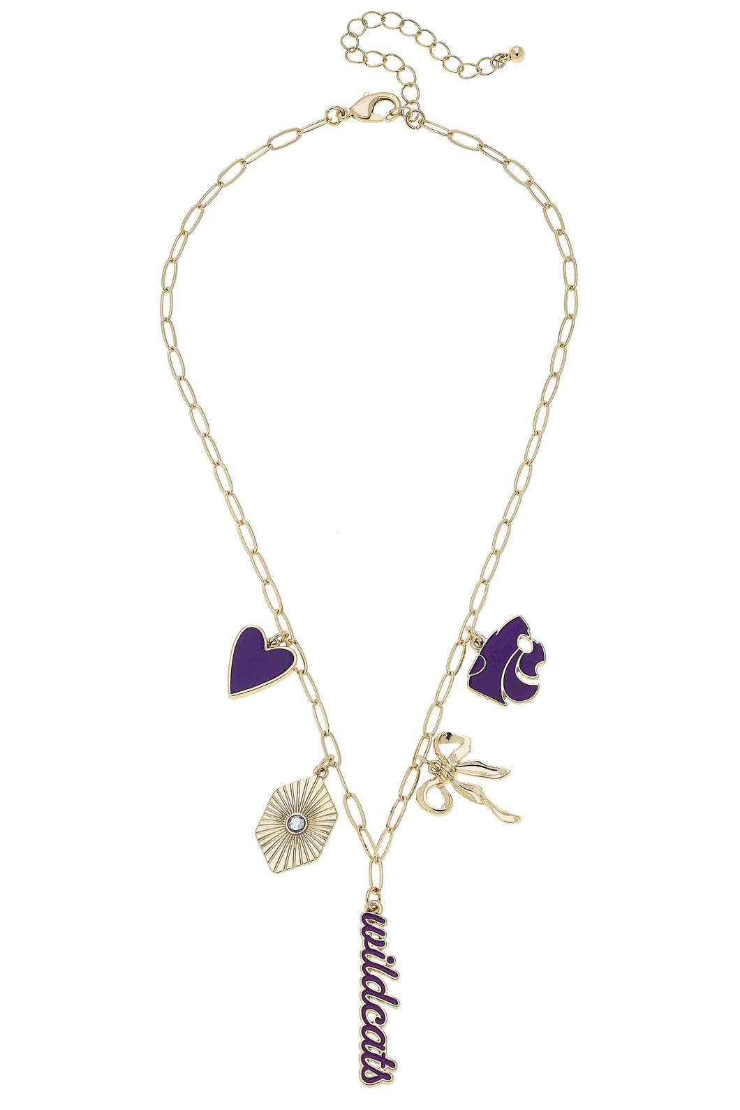 Kansas State Wildcats Charm Necklace