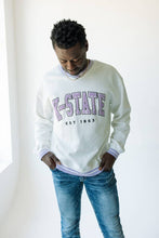 Load image into Gallery viewer, Kansas State Allen Chenille Varsity V-neck Pullover