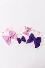 Load image into Gallery viewer, Classic Hair Bow - Purple