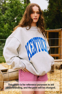 IT2594-KANSAS 'KANSAS CITY & KC' Reversible Mock-neck Sweats