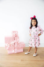 Load image into Gallery viewer, Merry Mistletoe 3/4 Sleeve Ruffle Twirl Dress