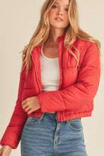 Load image into Gallery viewer, Red Gameday Puffer Jacket