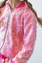 Load image into Gallery viewer, Hot Pink Sequin Jacket