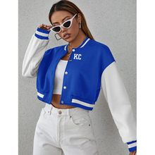 Load image into Gallery viewer, KC Royals Inspired Varsity Jacket
