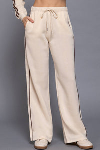 Contrast Line Detail Sweatpants