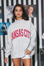 Load image into Gallery viewer, &#39;KANSAS CITY &amp; KC&#39; Reversible Mock-neck Sweats