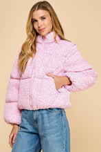 Load image into Gallery viewer, Ditsy Floral Printed Puffer Jacket
