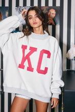 Load image into Gallery viewer, &#39;KANSAS CITY &amp; KC&#39; Reversible Mock-neck Sweats