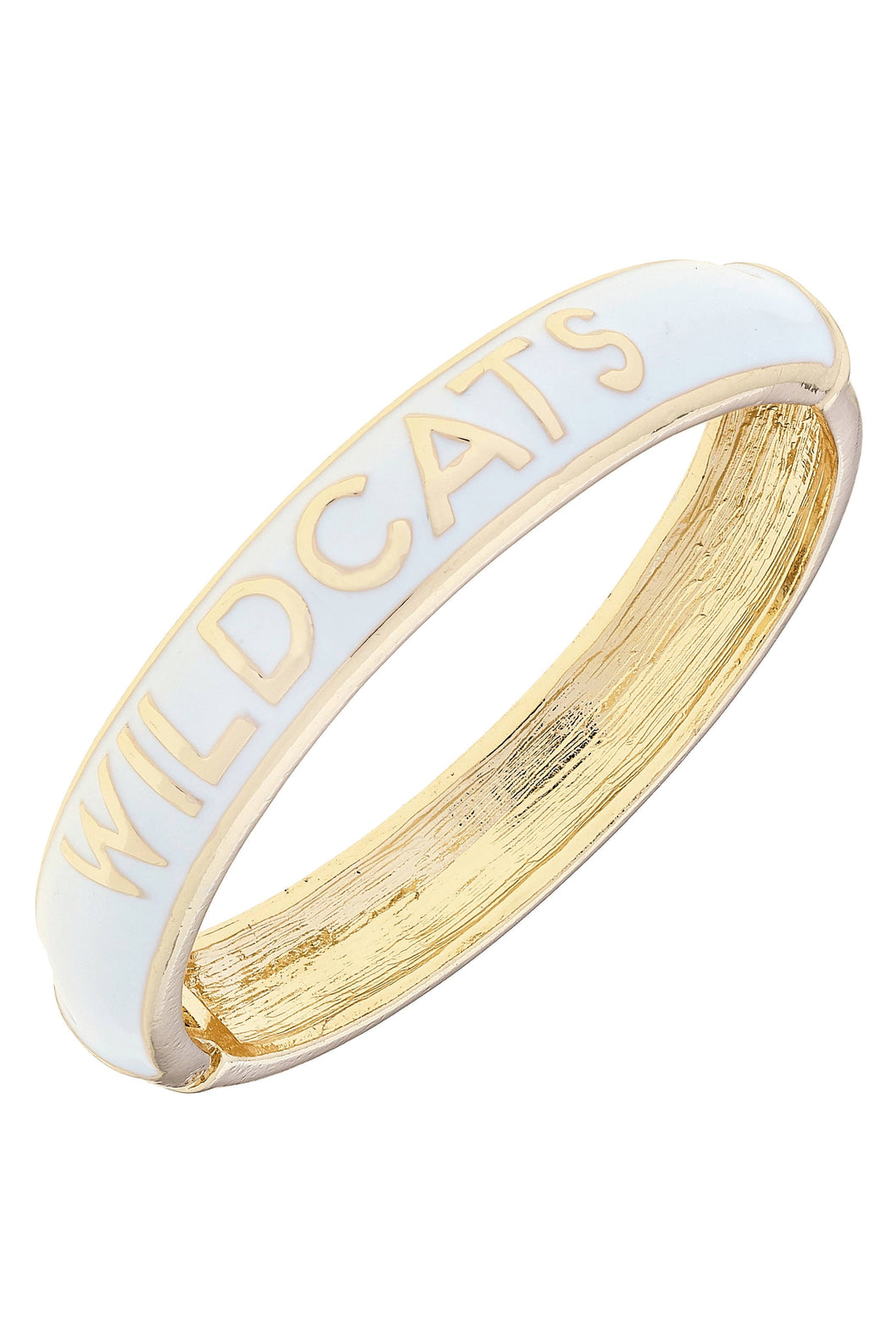 Kansas State Wildcats Sculpted Enamel Hinge Bangle in Lilac