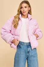 Load image into Gallery viewer, Ditsy Floral Printed Puffer Jacket