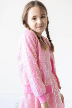 Load image into Gallery viewer, Bubblegum Pink Sequin Jacket
