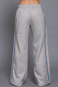 Contrast Line Detail Sweatpants