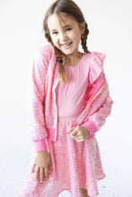 Load image into Gallery viewer, Bubblegum Pink Sequin Jacket
