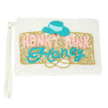 Load image into Gallery viewer, Honky Tonk Embroidered Wristlet