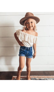 Vanilla Creme Off Shoulder Bodysuit